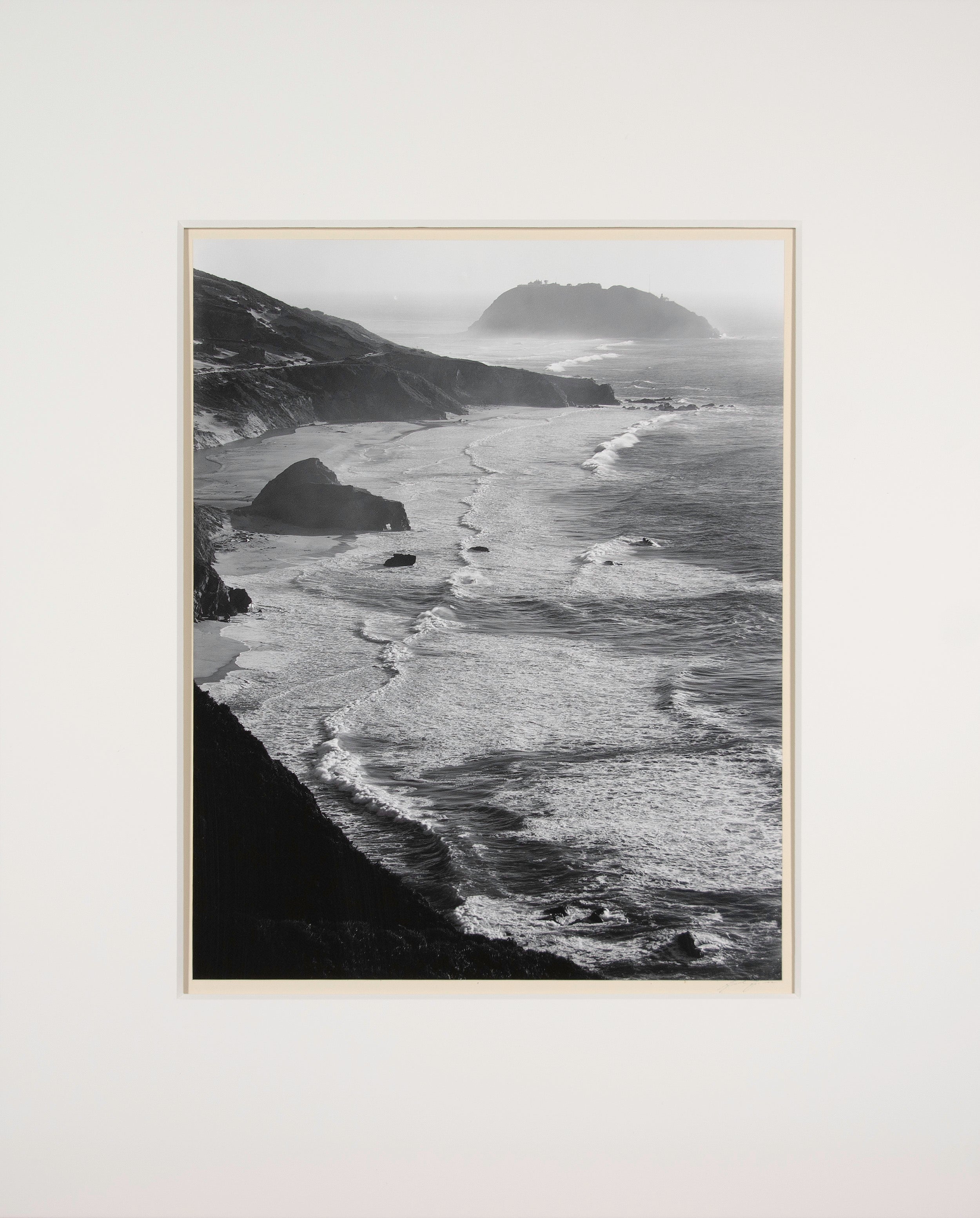Pt. Sur, Storm Original Photograph Ansel Adams 
