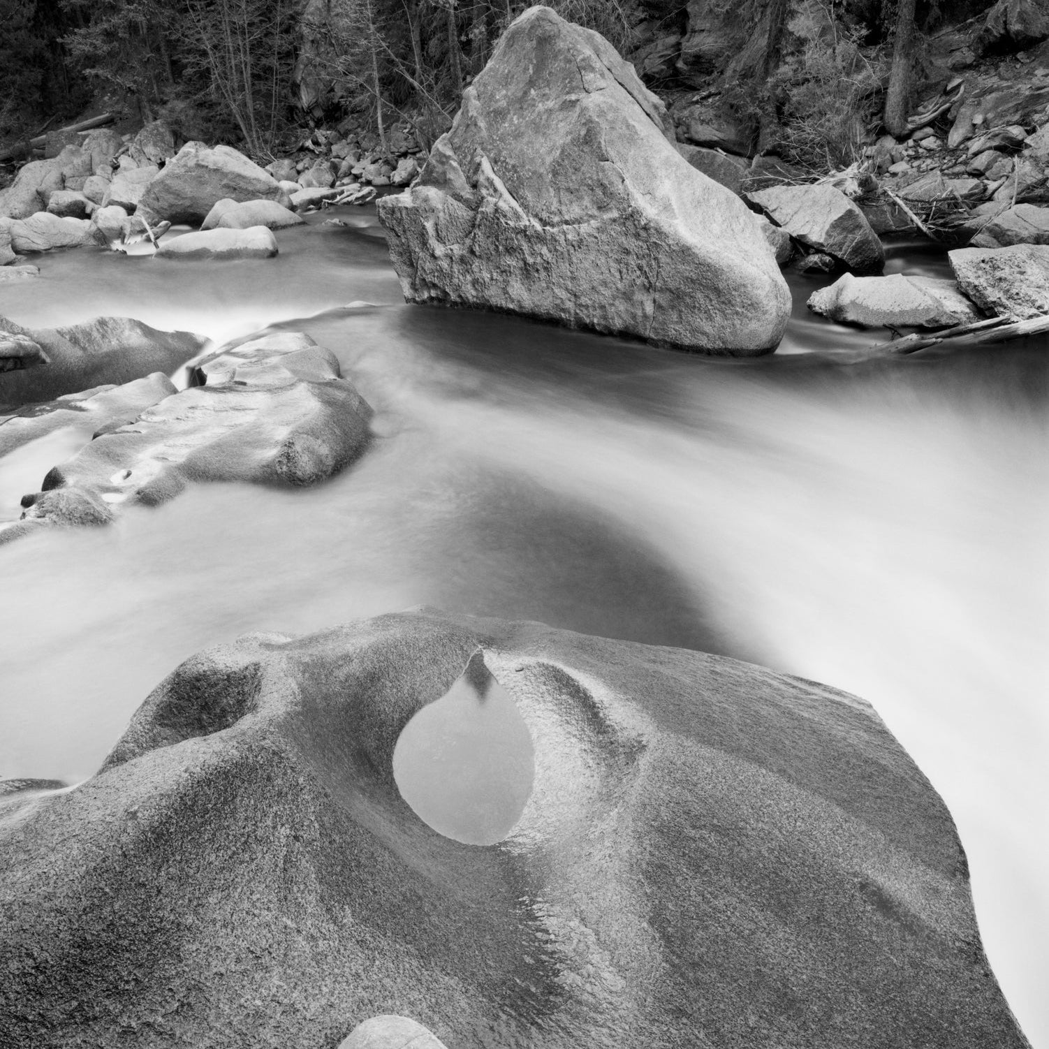 Rock Forms and Roaring Fork River Shop_Represented_Artist John Sexton 
