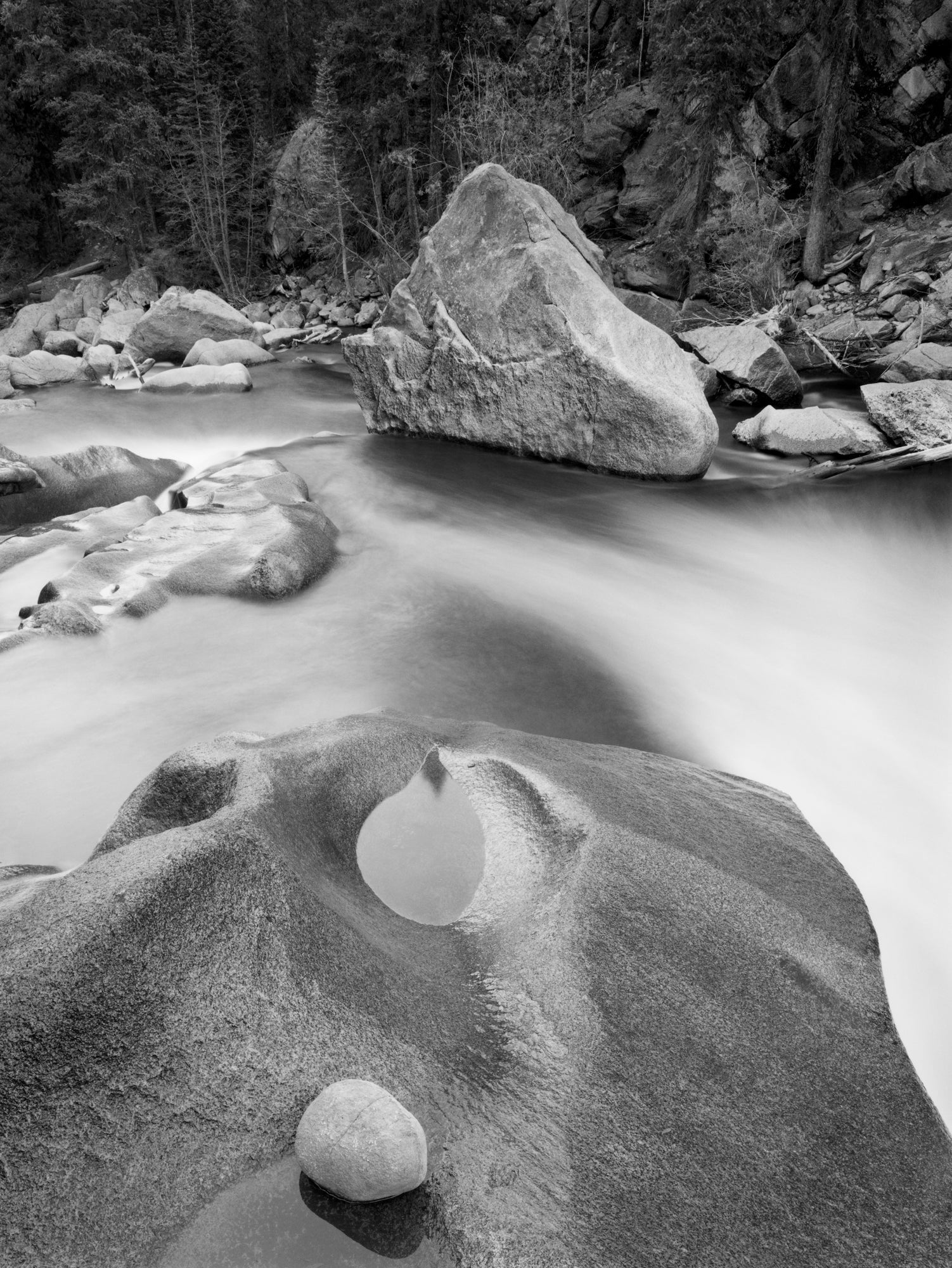 Rock Forms and Roaring Fork River Shop_Represented_Artist John Sexton 