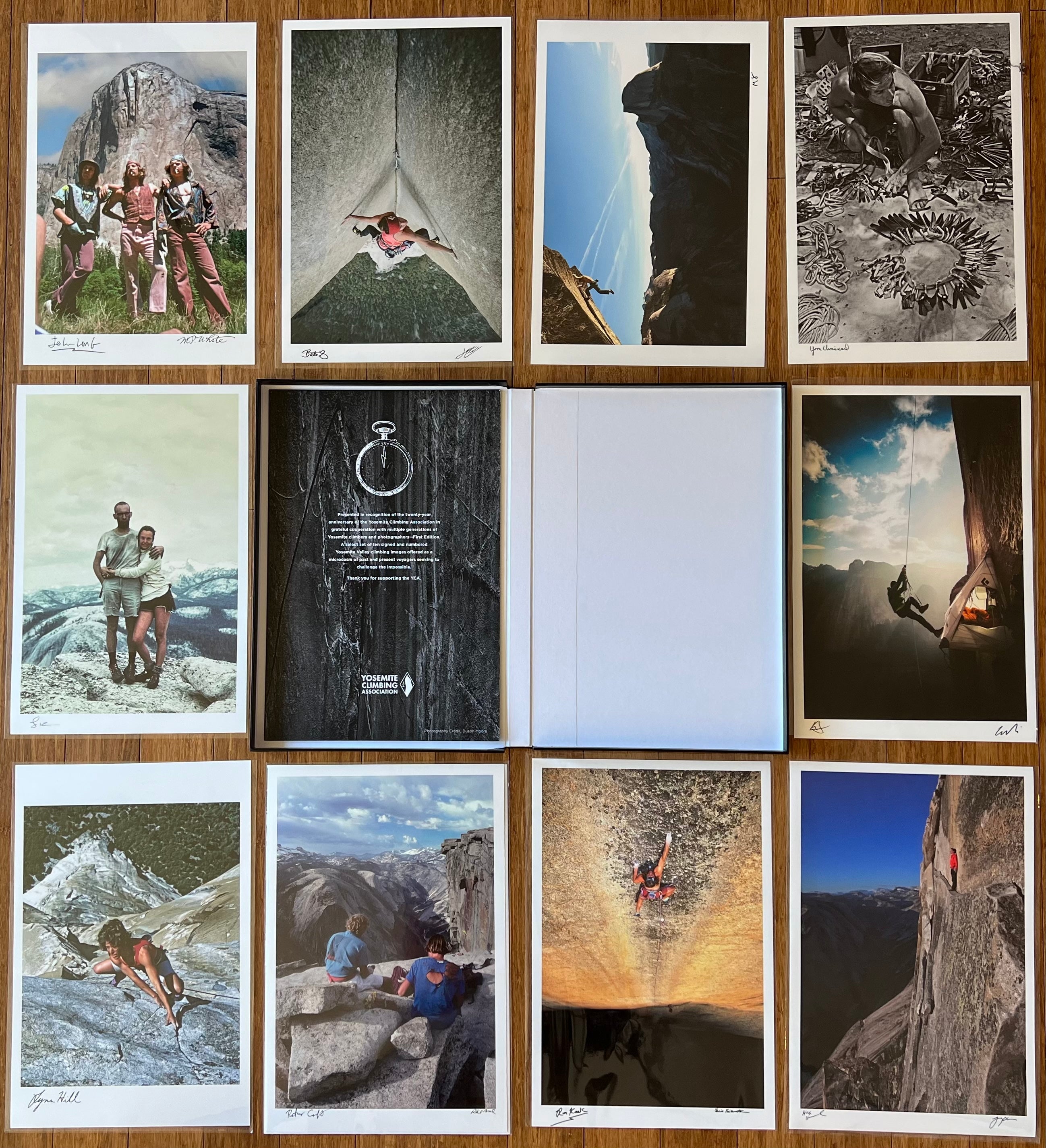 Royal and Liz Robbins atop Half Dome after their multi day climb, and the first female ascent of a Grade VI, via the Regular NW Face, 1967 <b>CONTEMPORARY ART</b> Yosemite Climbing 