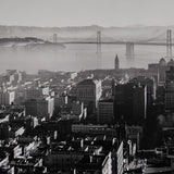 San Francisco and the Bay Bridge Original Photograph Ansel Adams 
