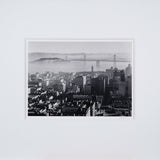 San Francisco and the Bay Bridge Original Photograph Ansel Adams 