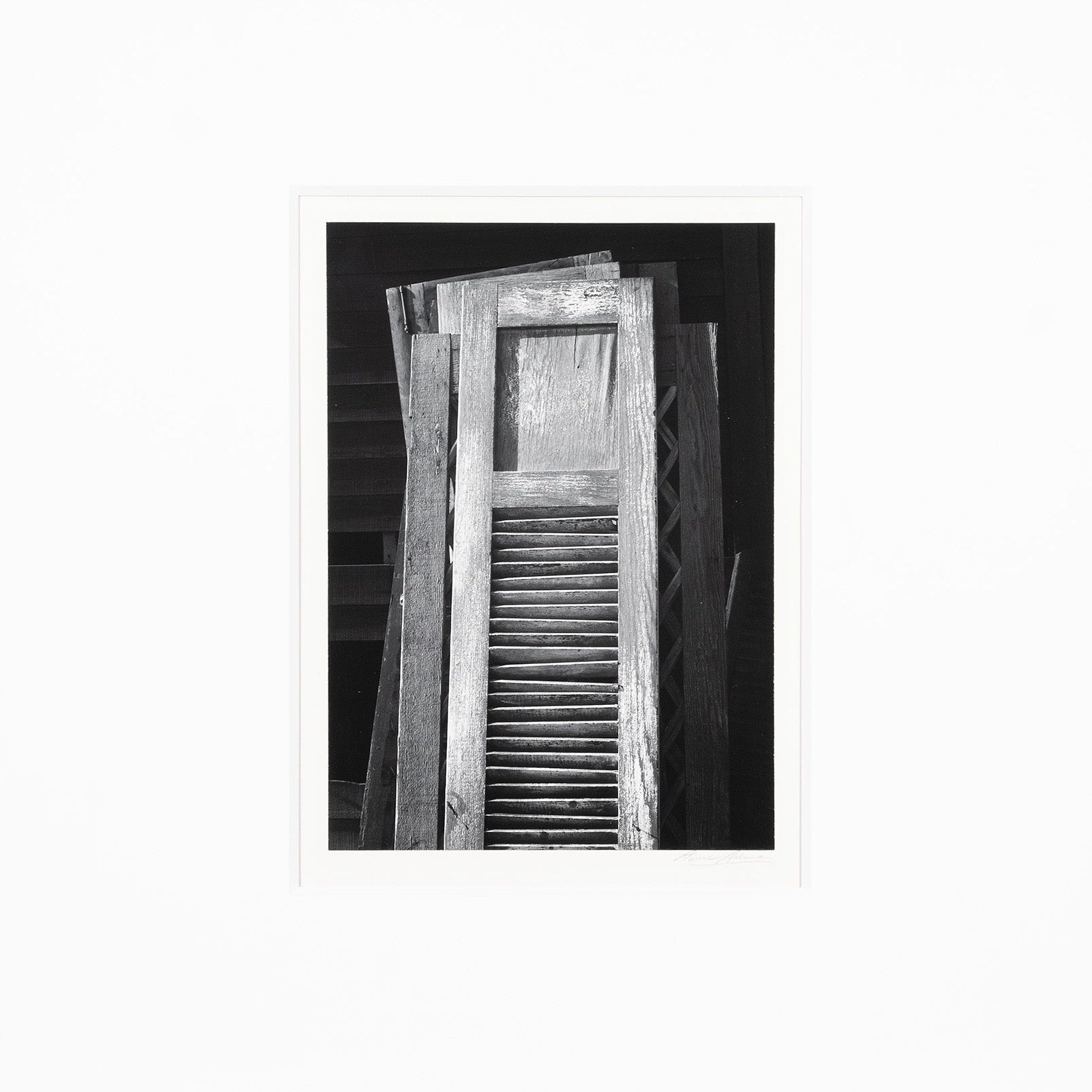 Shutters and Doors, Movie Lot Original Photograph Ansel Adams 