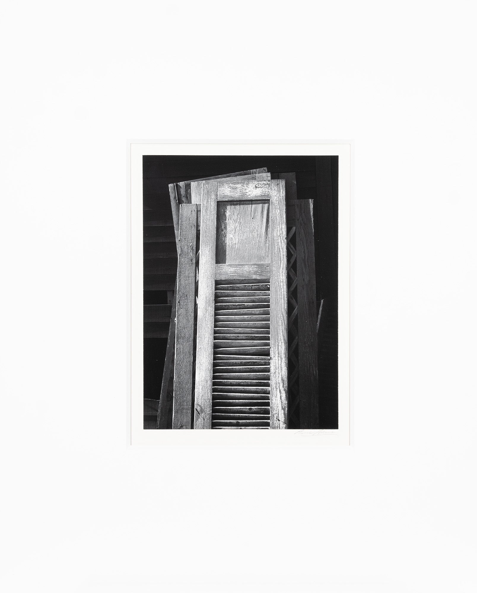 Shutters and Doors, Movie Lot Original Photograph Ansel Adams 