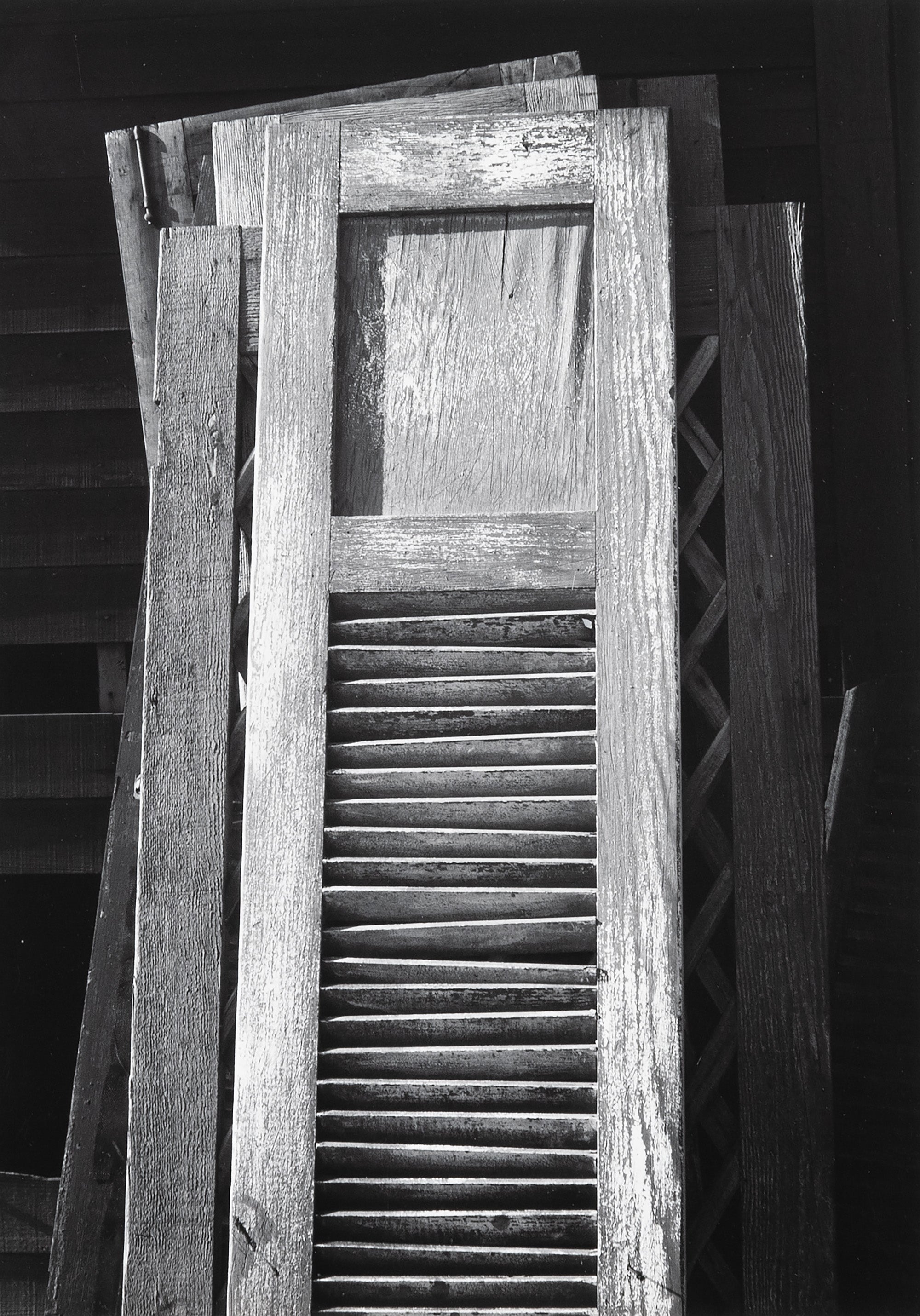 Shutters and Doors, Movie Lot Original Photograph Ansel Adams 