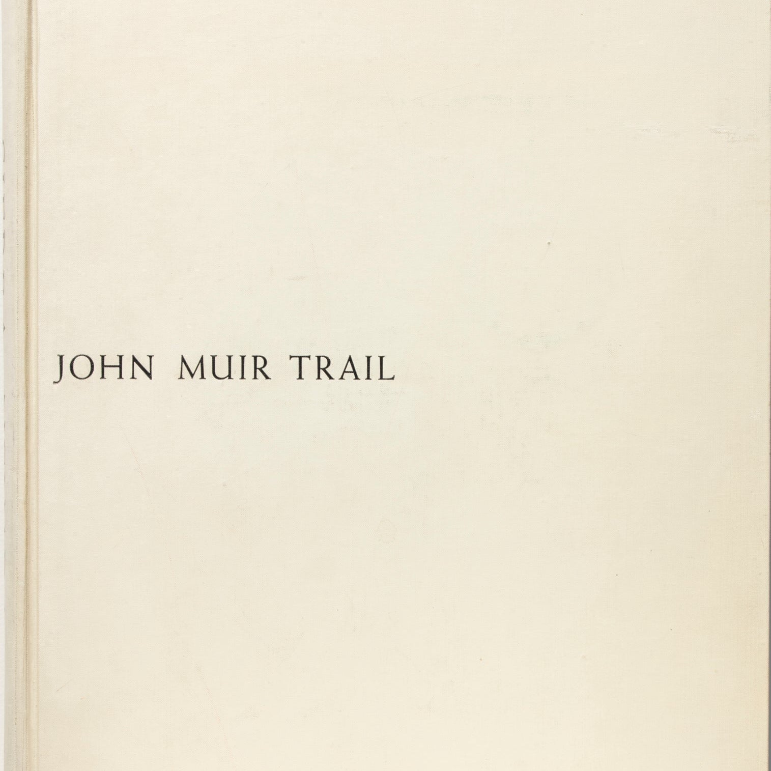 Sierra Nevada: The John Muir Trail Original Photograph Ansel Adams 