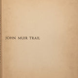 Sierra Nevada: The John Muir Trail Original Photograph Ansel Adams 