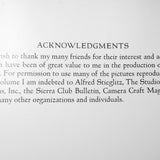 Sierra Nevada: The John Muir Trail Original Photograph Ansel Adams 