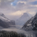 Snowy Sunrise, Half Dome Shop_Represented_Artist Michael Frye 