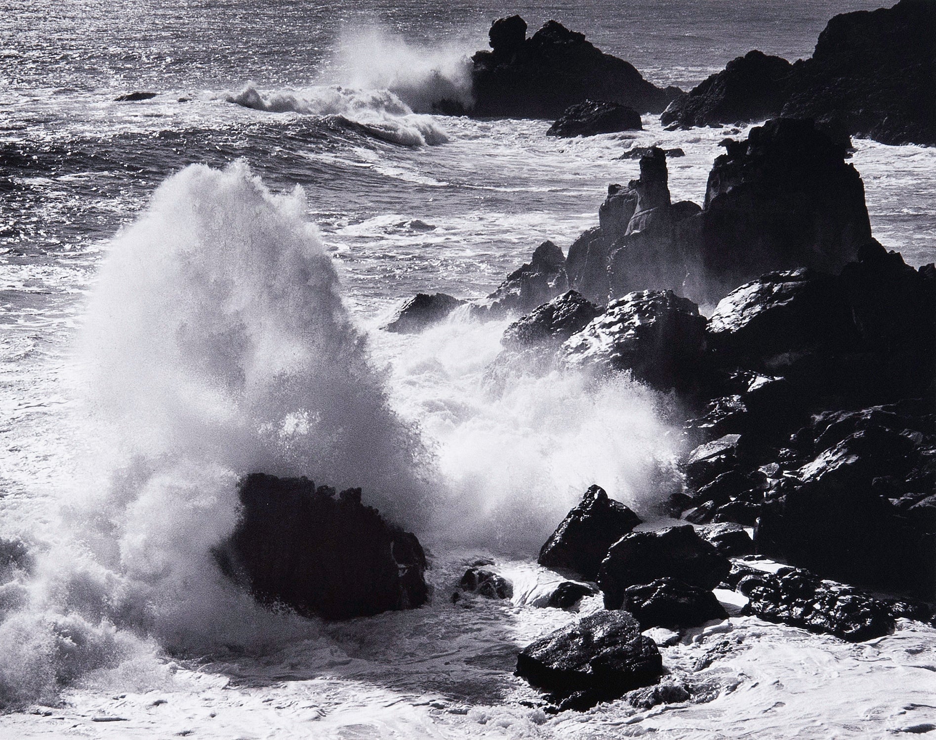 Storm Surf, Timber Cove, California Original Photograph Ansel Adams 
