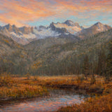 Sunset of Lyell Glacier Shop_Represented_Artist James McGrew 