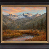 Sunset of Lyell Glacier Shop_Represented_Artist James McGrew 