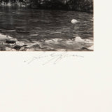 Tenaya Creek, Spring Rain Original Photograph Ansel Adams 