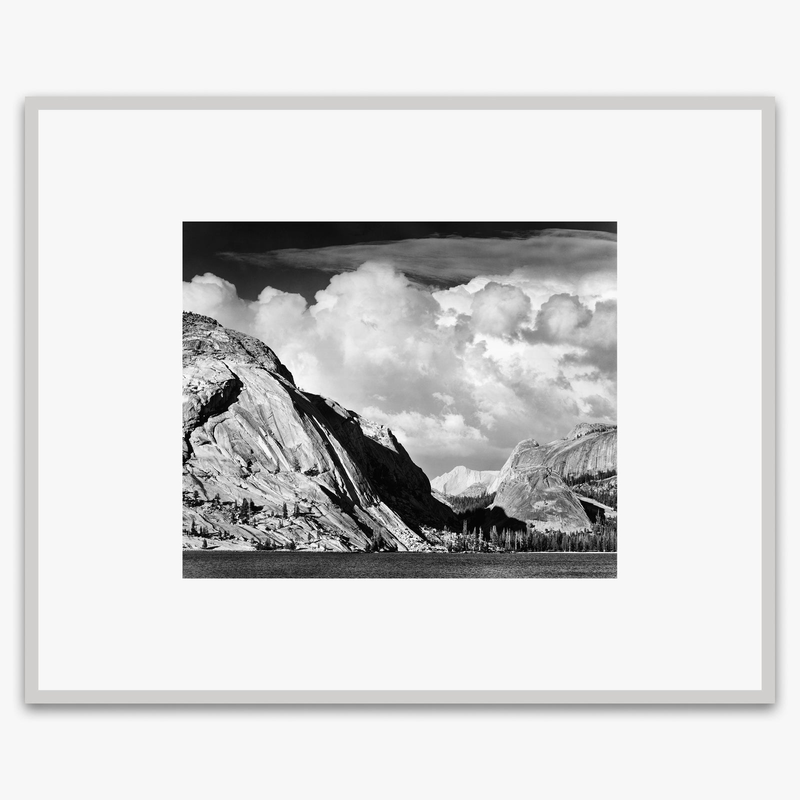 Tenaya Lake and Mount Conness Shop_Medium_Print The Ansel Adams Gallery German Silver Metal 