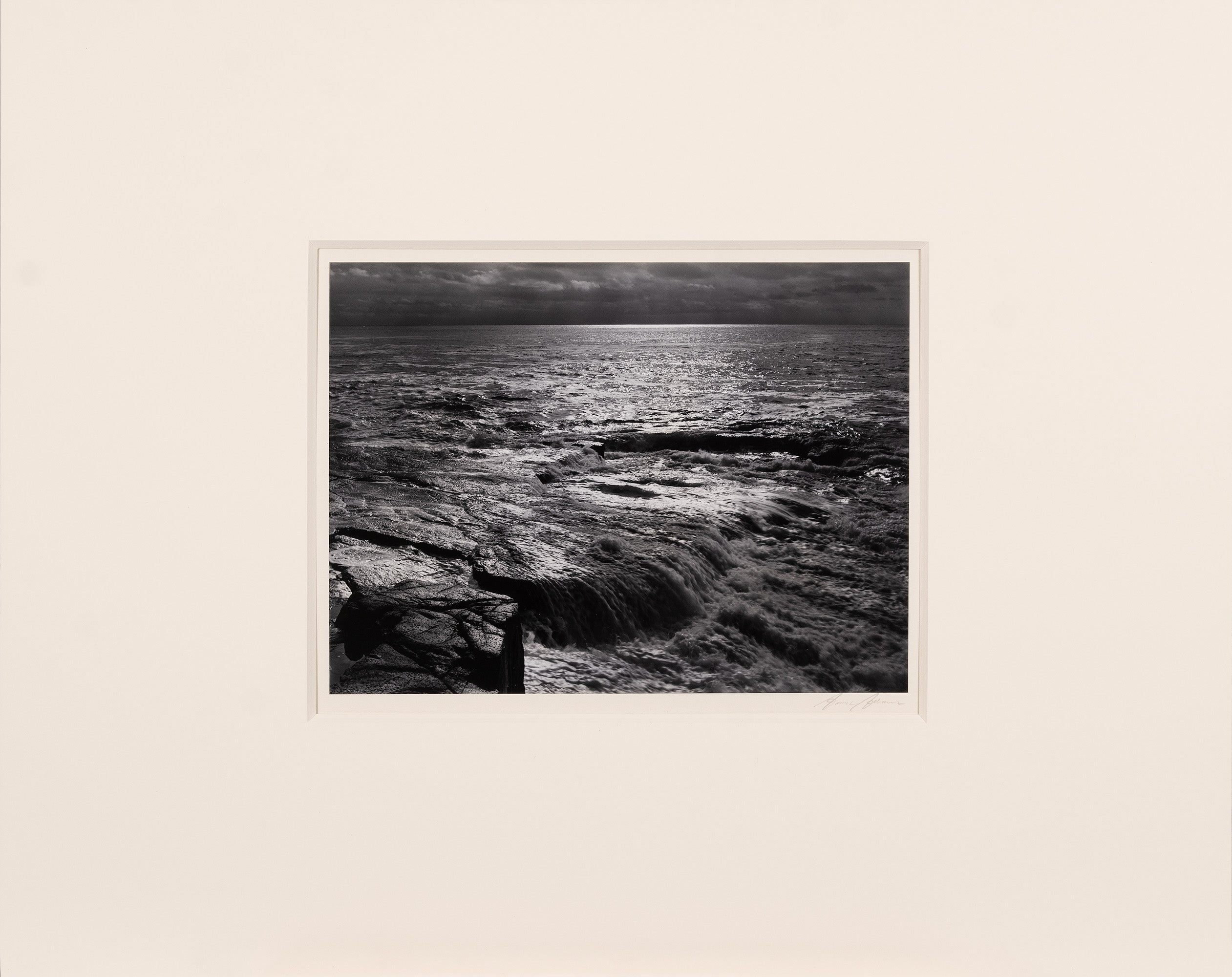 The Atlantic, Schoodic Point, Acadia Original Photograph Ansel Adams 