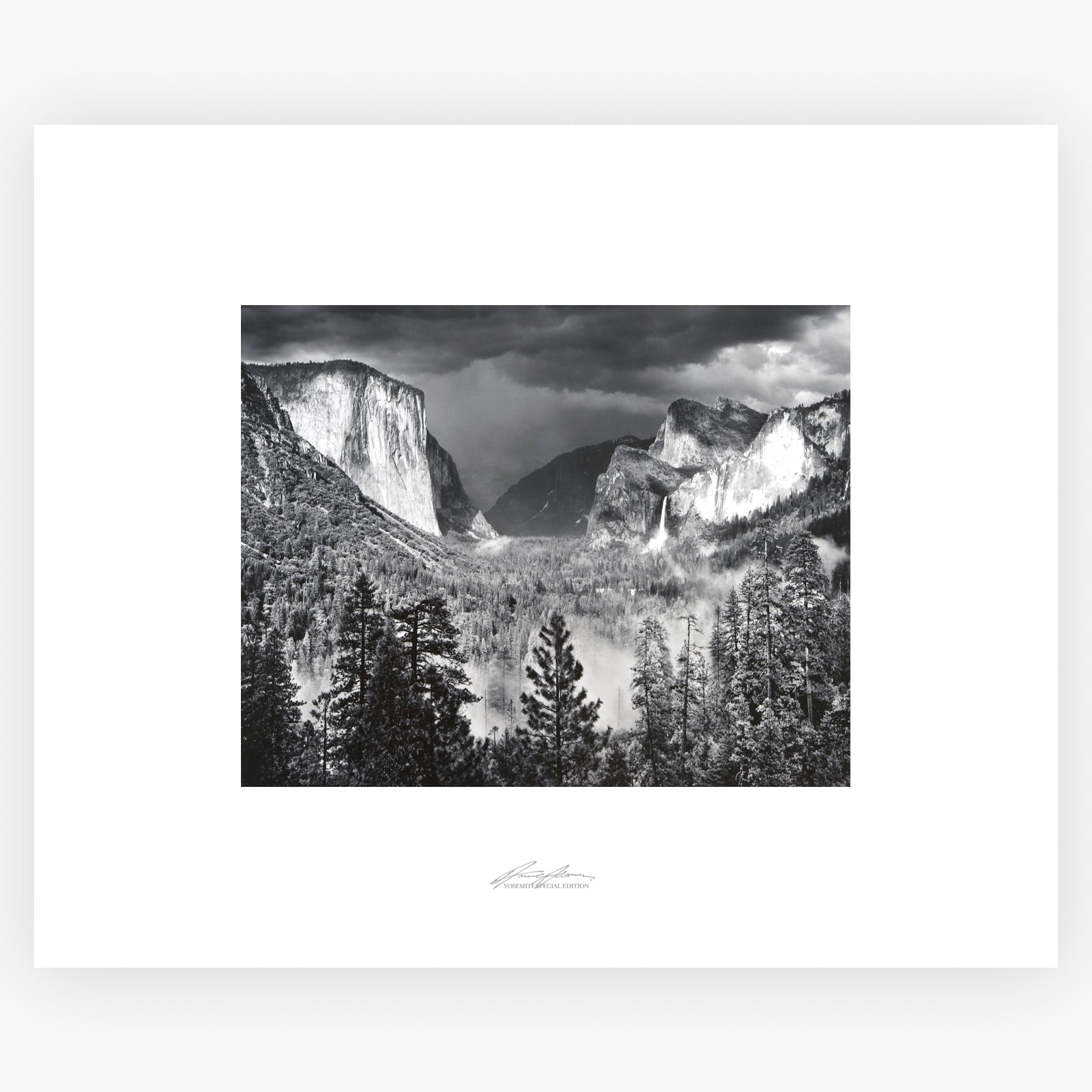 Thunderstorm, Yosemite Valley Shop_Repro_SEP The Ansel Adams Gallery Unframed No Color 