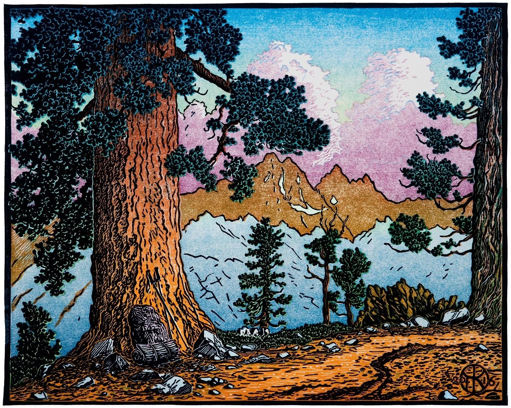 Trail to Iron Mountain (Ritter Range) Shop_Represented_Artist Tom Killion 