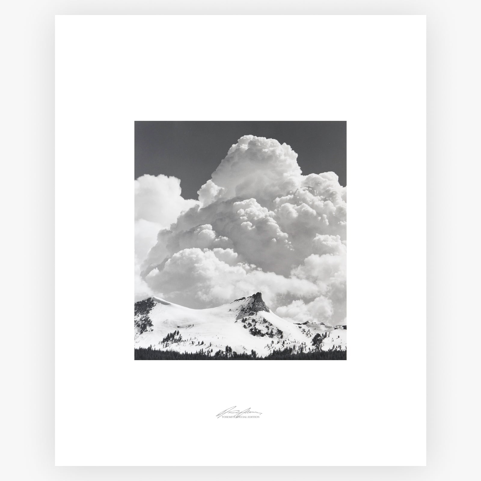 Unicorn Peak, Thunderclouds Shop_Repro_SEP The Ansel Adams Gallery Unframed No Color 