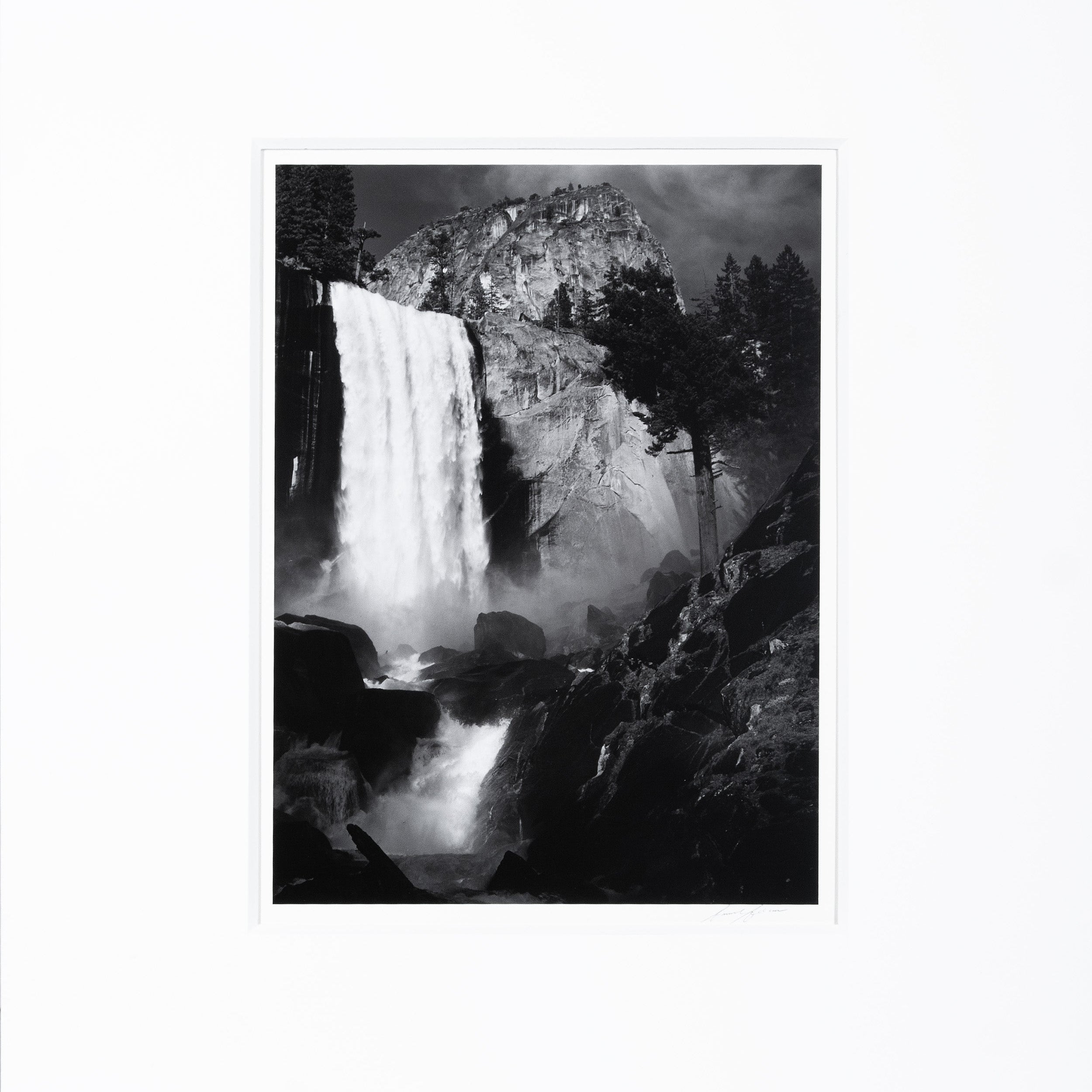 Vernal Fall Original Photograph Ansel Adams 