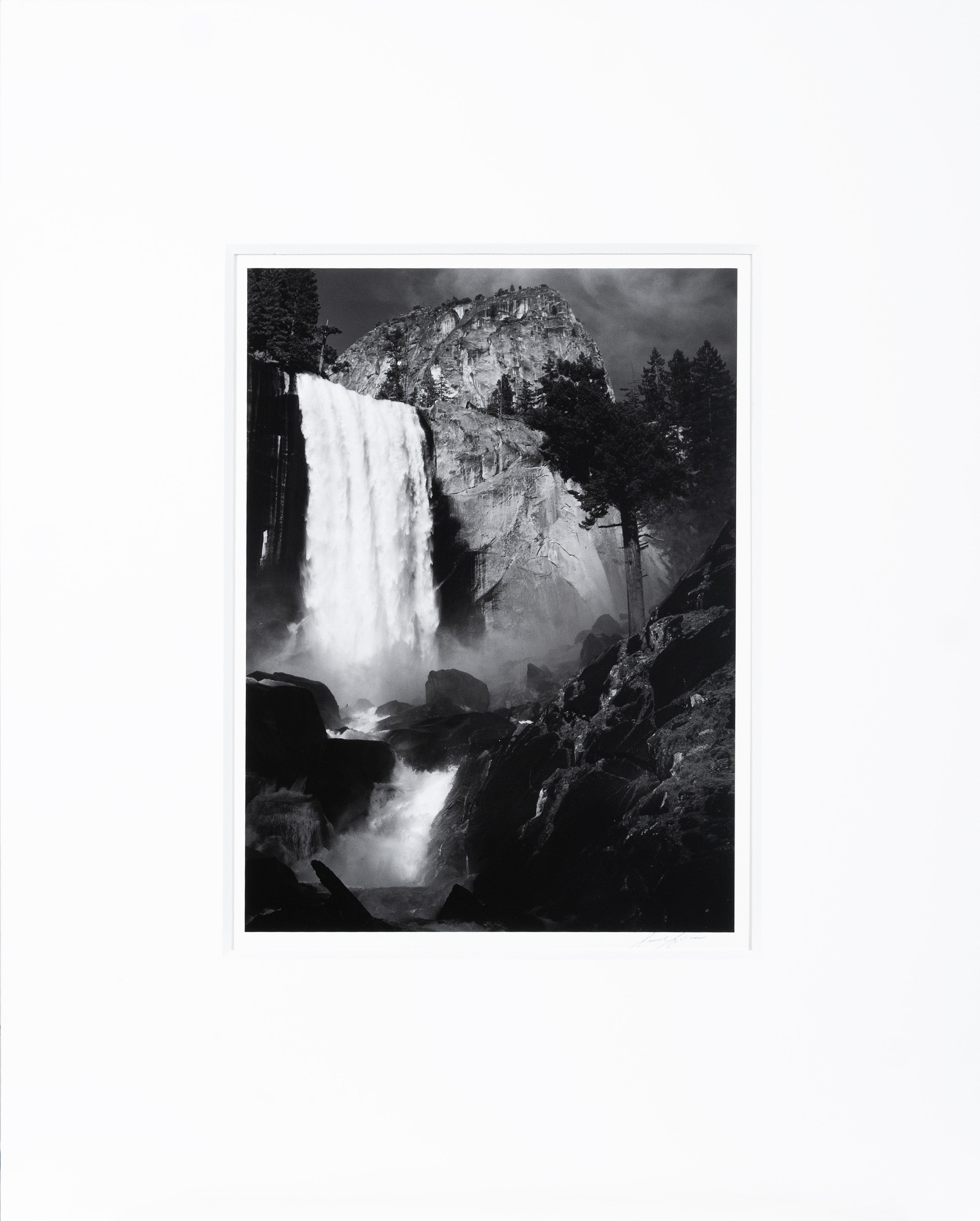 Vernal Fall Original Photograph Ansel Adams 