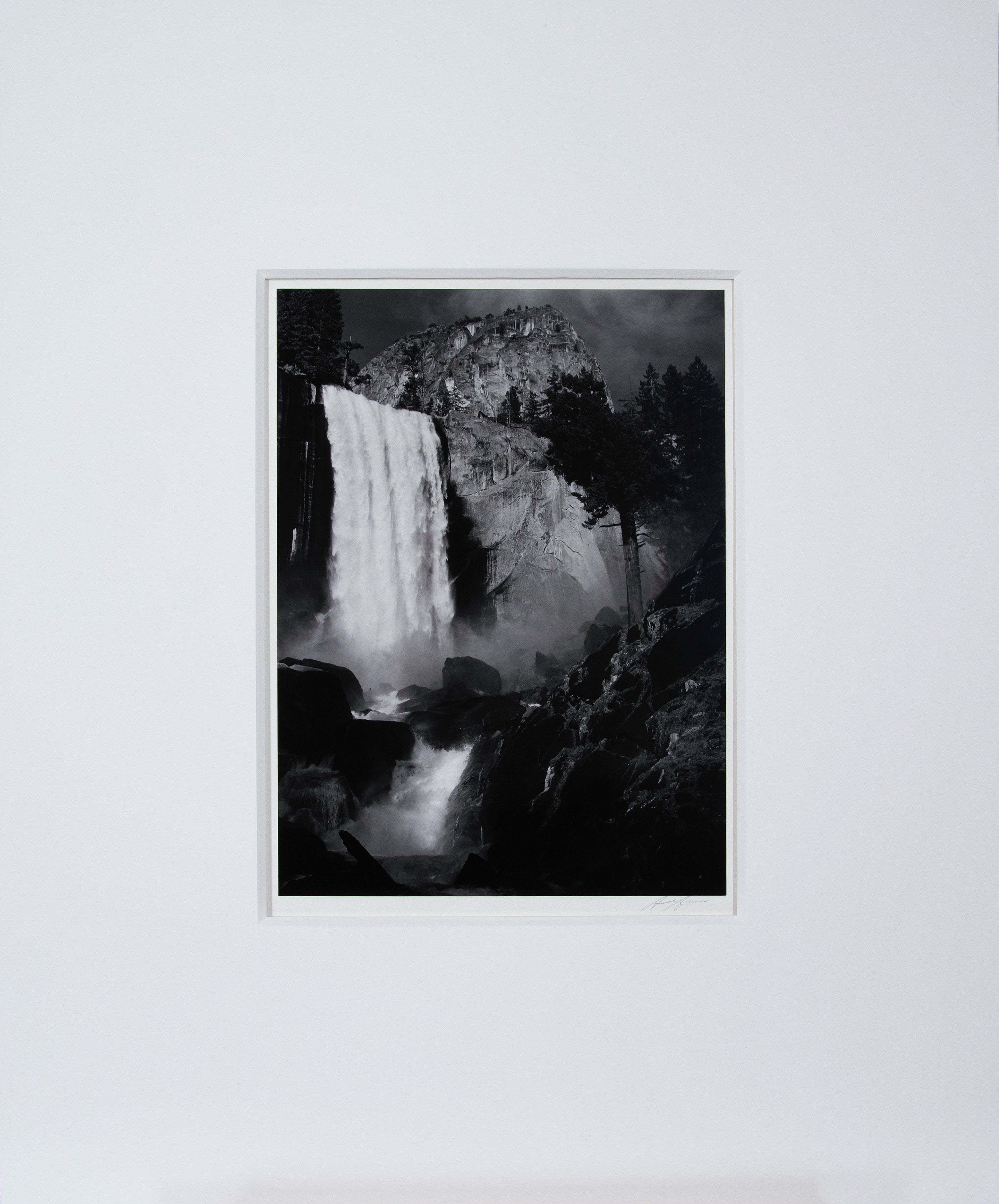 Vernal Fall Original Photograph Ansel Adams 