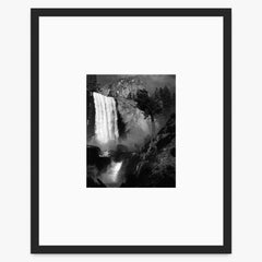 Vernal Fall Shop_Small_Print Ansel Adams Matte Black Metal 