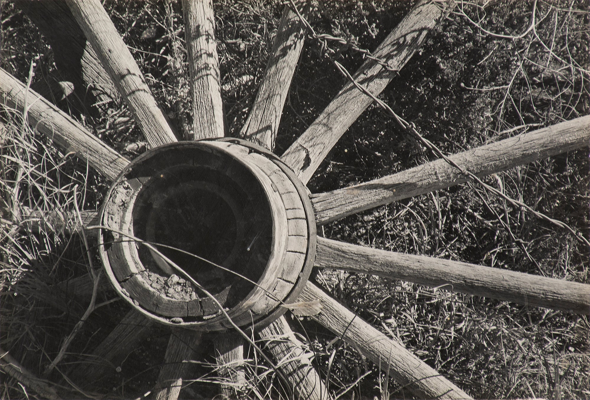 Wagoon Wheel Original Photograph Ansel Adams 