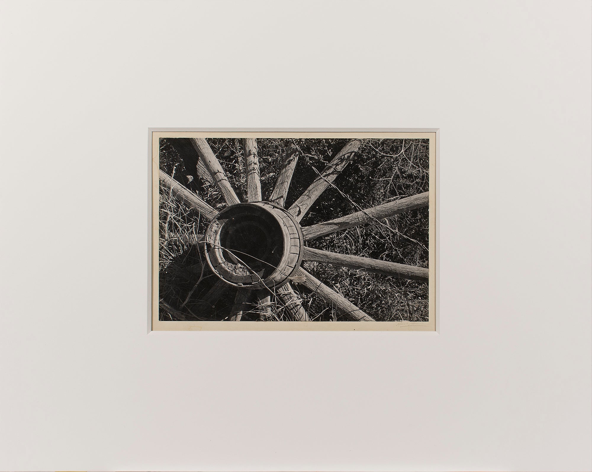 Wagoon Wheel Original Photograph Ansel Adams 