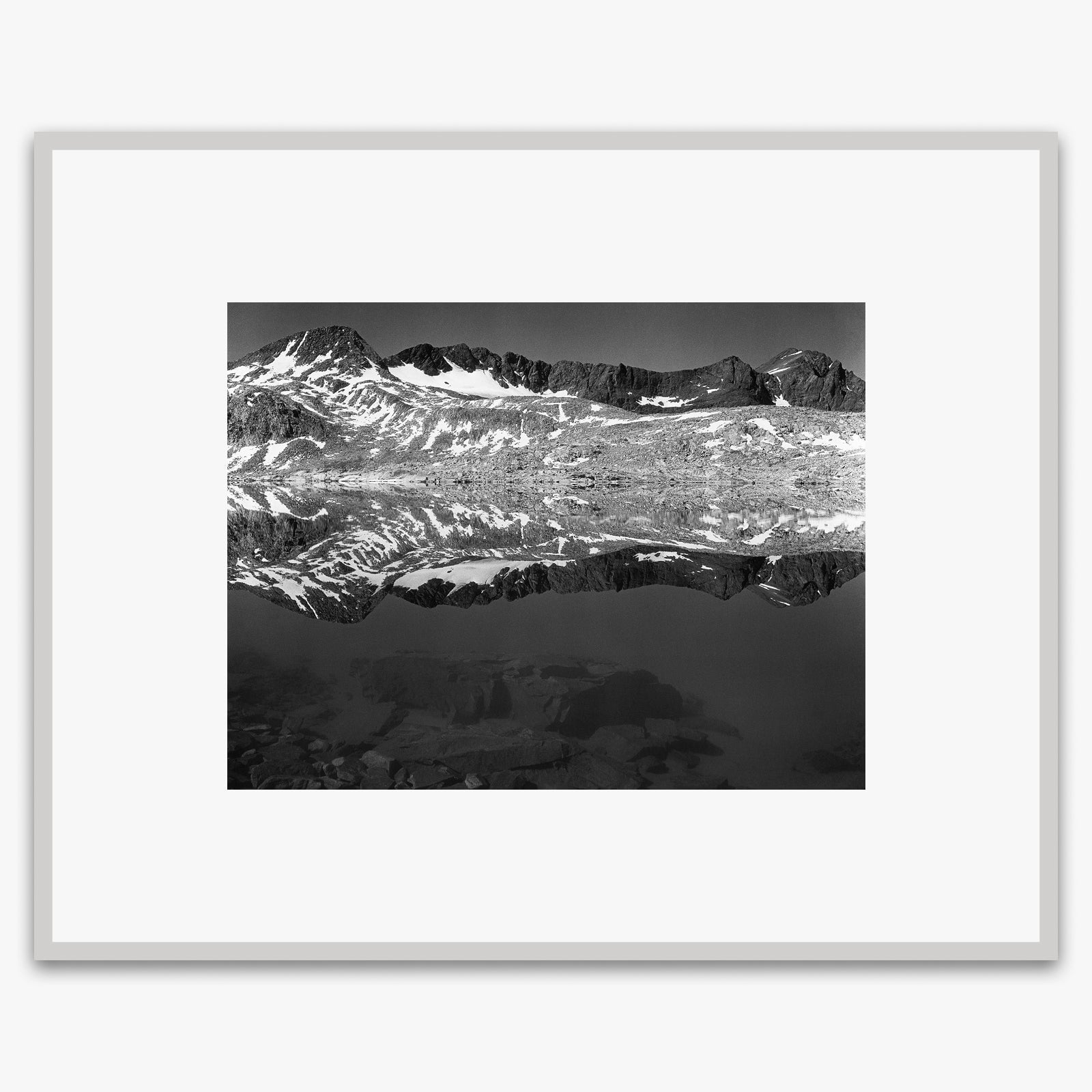 Wanda Lake, Near Muir Pass, Kings Canyon Shop_Medium_Print The Ansel Adams Gallery German Silver Metal 