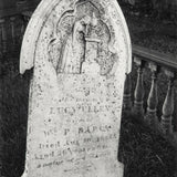 White Tombstone, Laurel Hill, San Francisco Original Photograph Ansel Adams 