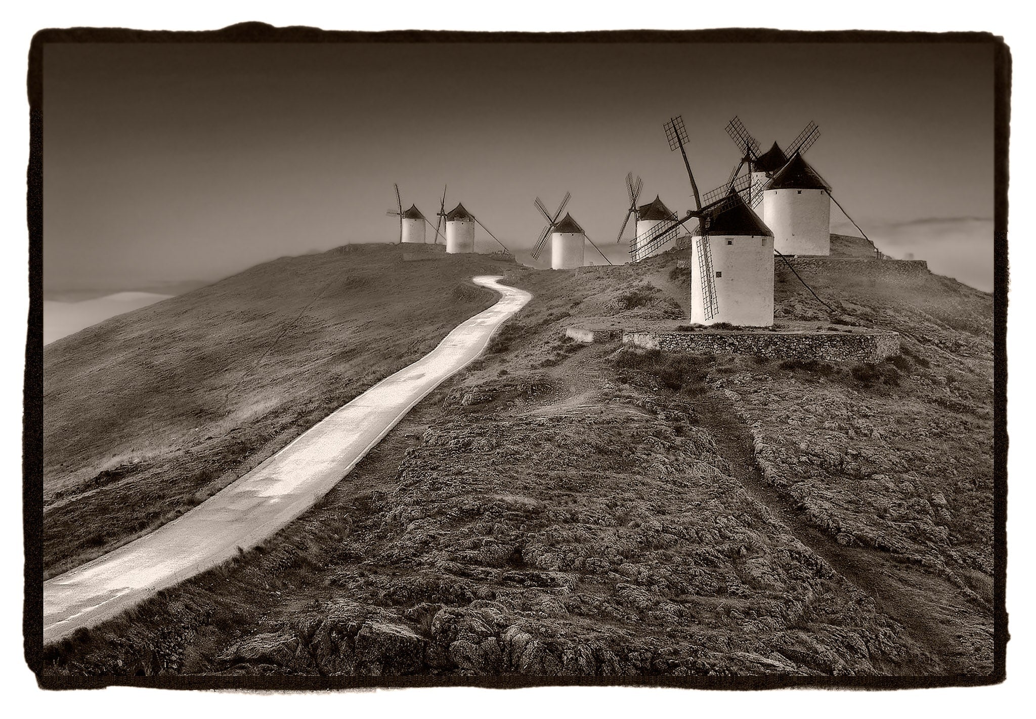 Windmills, Spain Shop_Represented_Artist Dan Burkholder 