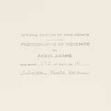 Winter Forest, Detail - Signed Special Edition Photograph Shop Ansel Adams 
