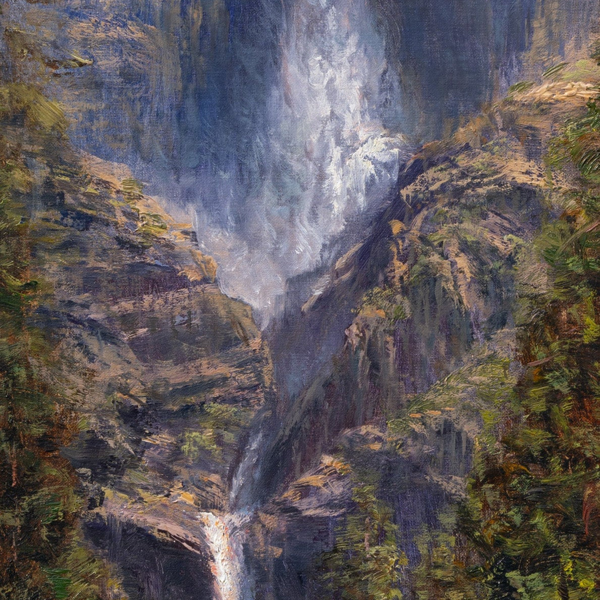 Yosemite Falls from the Lower Falls Trail Shop_Represented_Artist James McGrew 