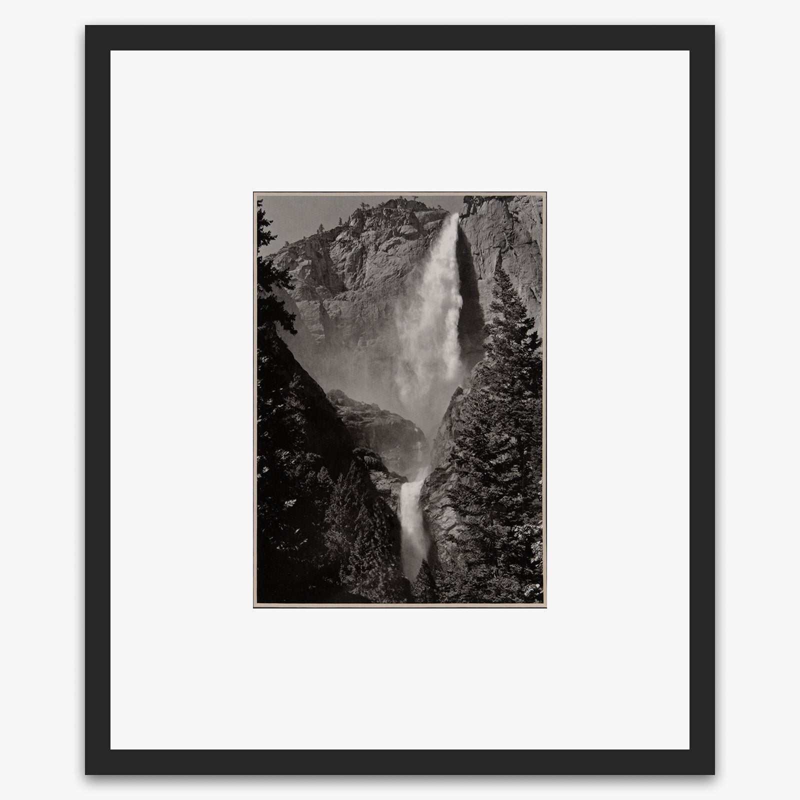 Yosemite Falls Shop_Small_Print The Ansel Adams Gallery Matte Black Metal 