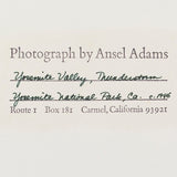Yosemite Valley Thunderstorm Original Photograph Ansel Adams 