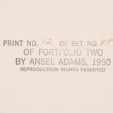 Zabriski Point, Death Valley National Park Original Photograph Ansel Adams 