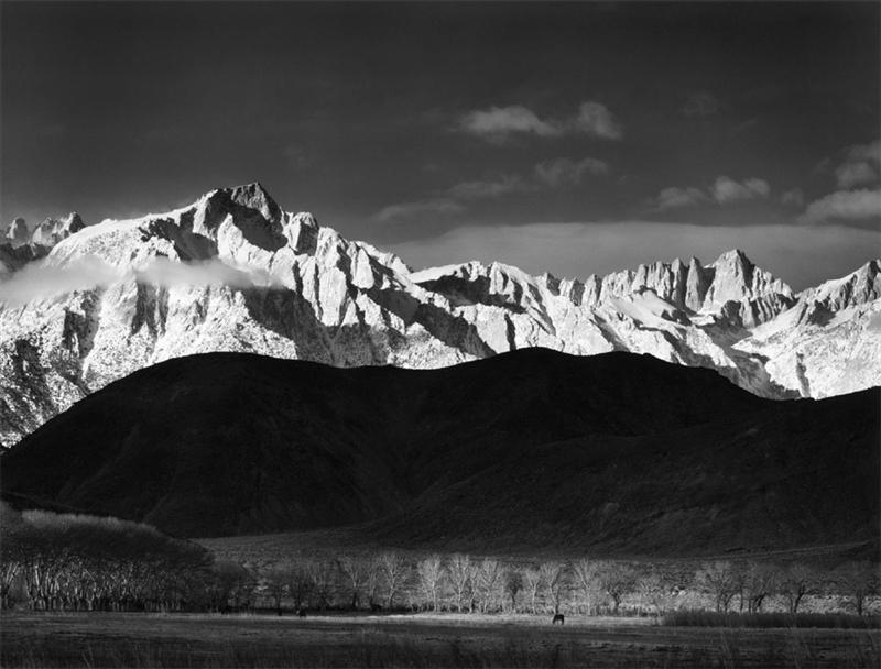High Sierra Set Shop Ansel Adams Gallery Standard Framed Set 8x10" 11x14" 8x10" White Wood