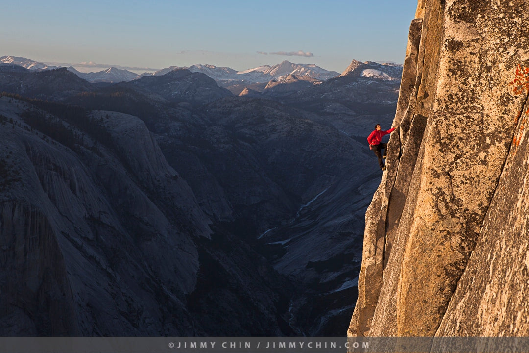 Alex Honnold on Half Dome.