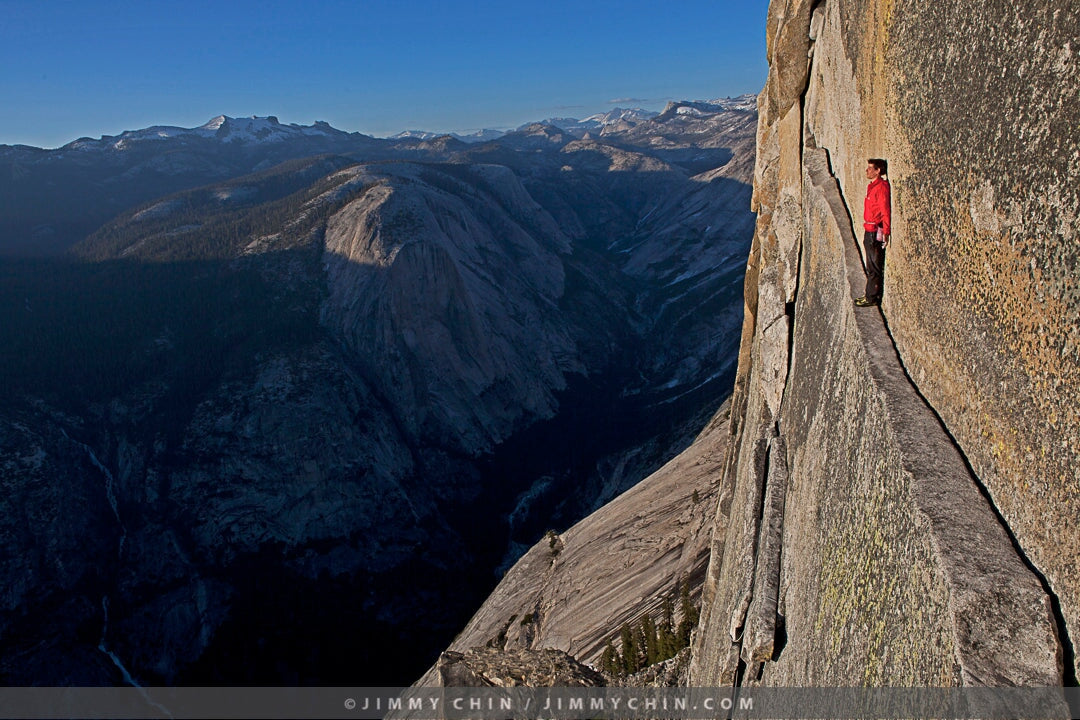 Alex Honnold on Thank God Ledge.