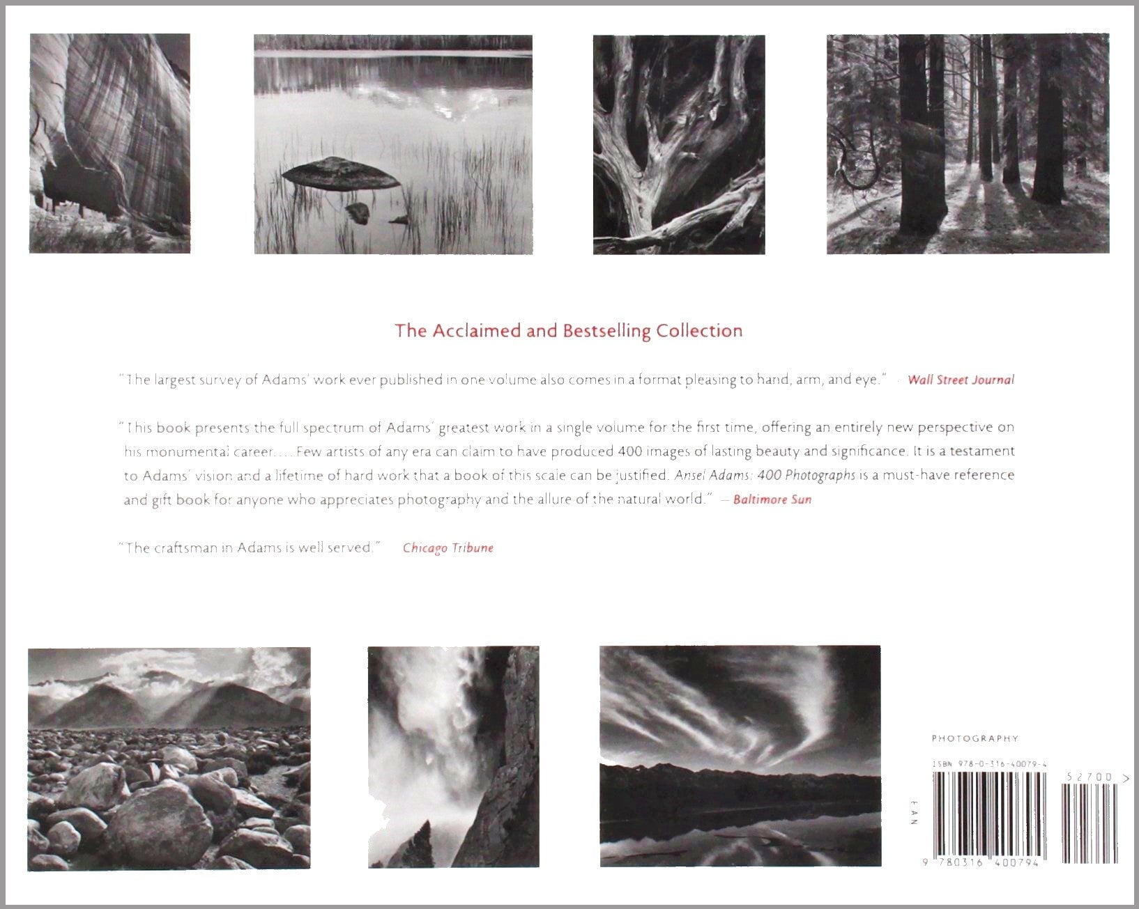 セール 登場から人気沸騰 Ansel Adams: 400 Photographs – The Ansel Adams Gallery アート・デザイン・音楽
