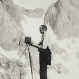 Ansel Adams Photographing in the High Sierra.