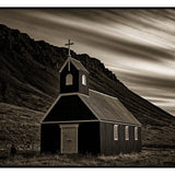 Black Church, Iceland, 2022 Shop_RepArtist Kerik Kouklis 8x12" 