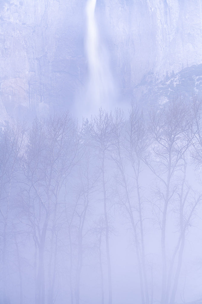 Dawn Mist and Upper Yosemite Fall, Yosemite National Park, California 2021