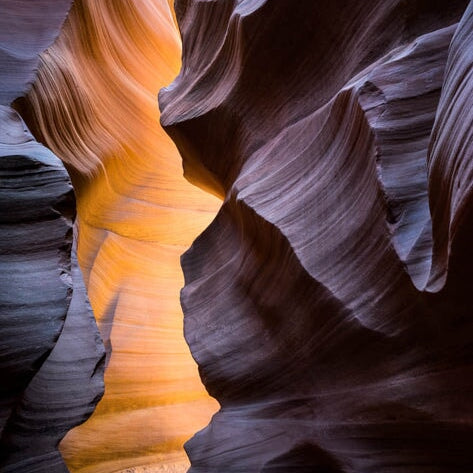 Glowing Canyon Wall, Lower Antelope Canyon Shop Charles Cramer 11"x14" 