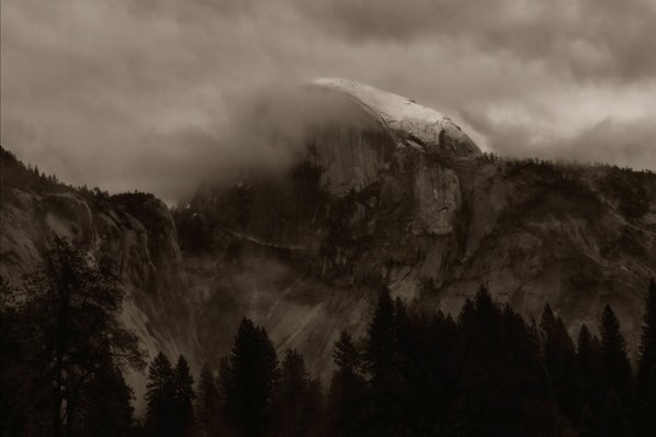 Light on the Back of Half Dome, Yosemite