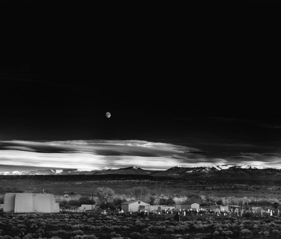 Moonrise, Hernandez Shop Ansel Adams 