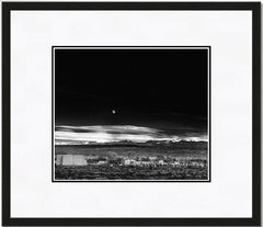 Moonrise, Hernandez Shop Ansel Adams Black Wood 