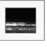 Moonrise, Hernandez Shop Ansel Adams Contrast Gray Metal 