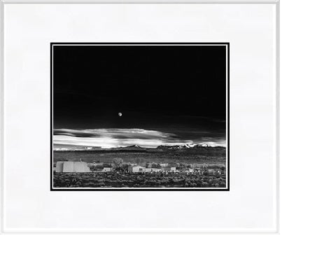 Moonrise, Hernandez Shop Ansel Adams German Silver Metal 