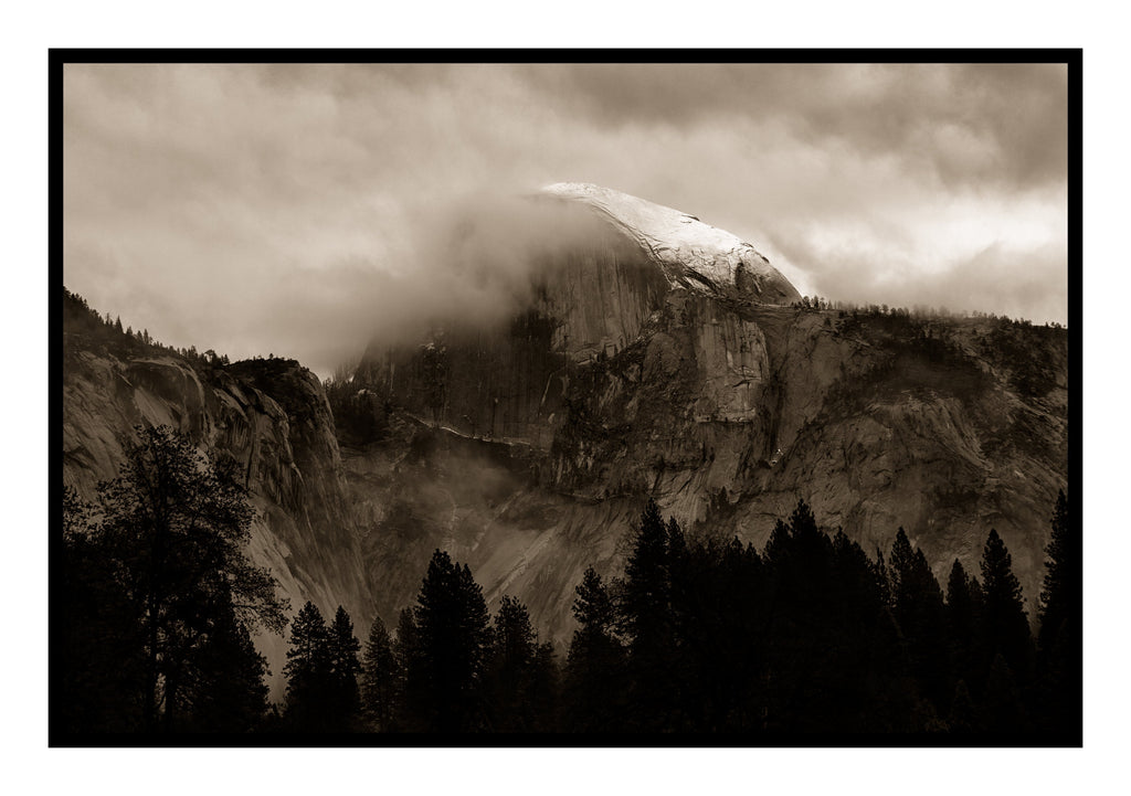 Snow on Half Dome, Yosemite, 2012